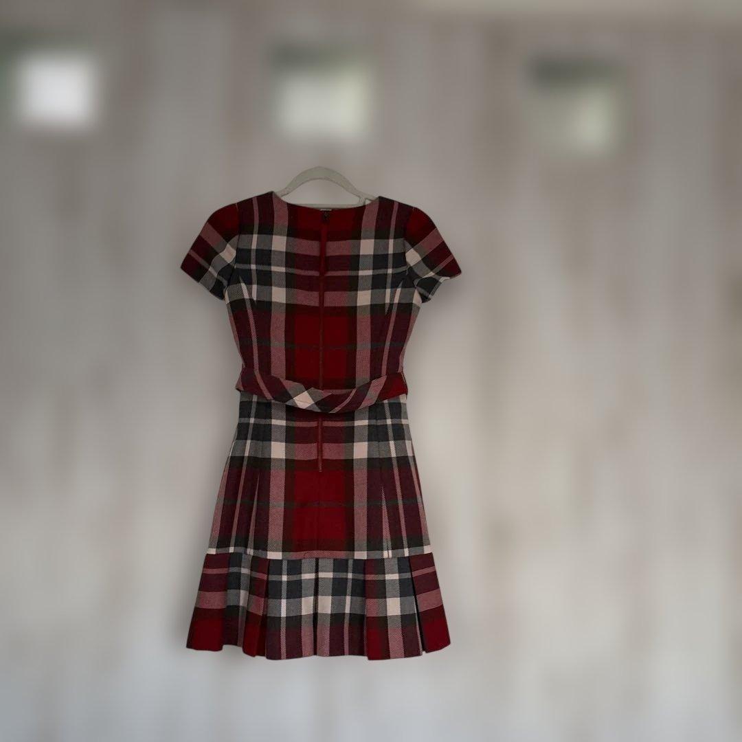BURBERRY BLUE LABEL 半袖ひざ丈ワンピース 36