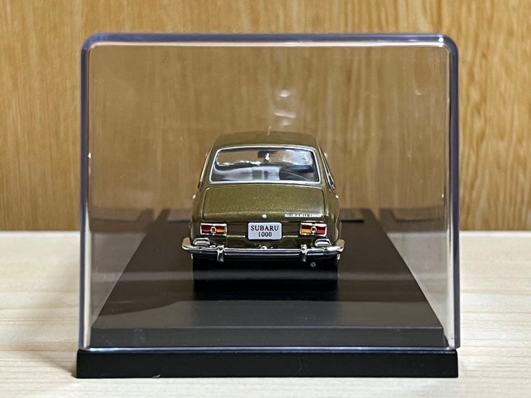 国産名車 SUBARU 1000 1/43カスタムケース+プレート
