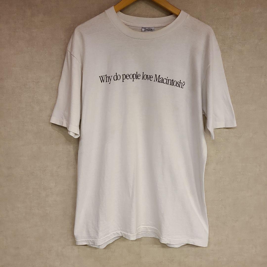 90s ONEITAタグ USA製 Apple MacintoshメッセージT