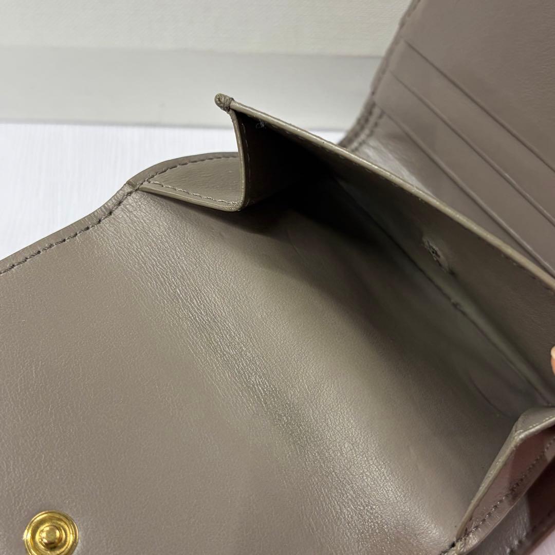 新品同様‼️ 現行　セリーヌ　CELINE 財布　折り財布　グレインカーフスキン