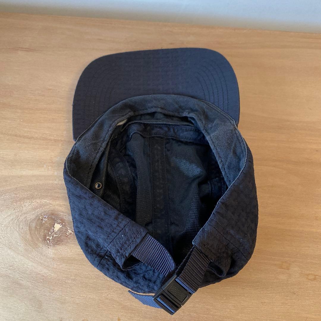 supreme シュプリーム　キャップ　黒　ブラック　MADE IN USA