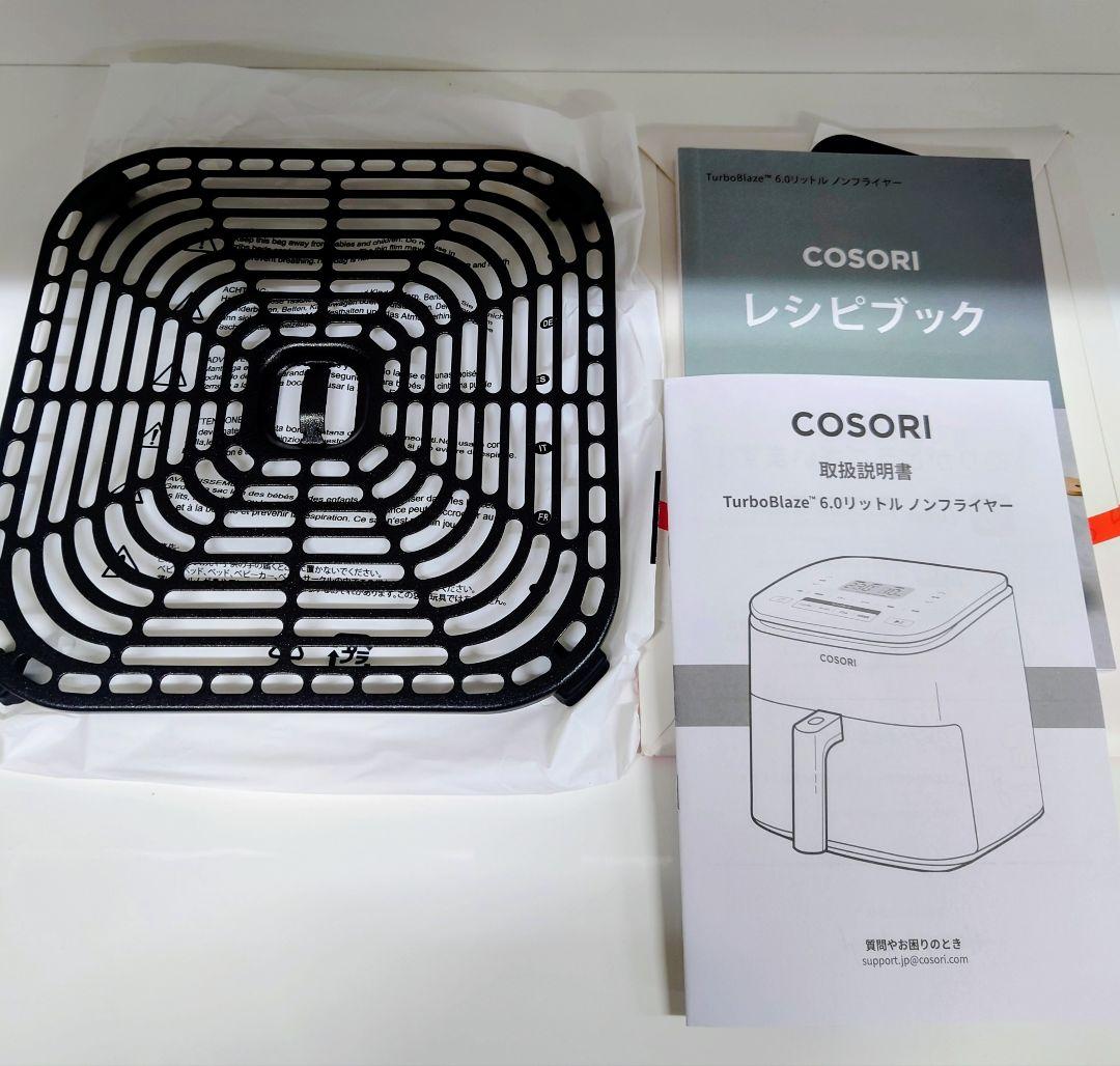 【未使用品】COSORI ノンフライヤー 大容量 6L AF-DC601-WJP