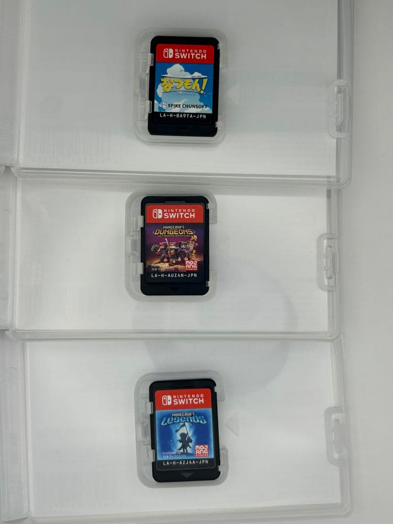 Switch マインクラフト レジェンズ ダンジョンズ なつもん 3本セット