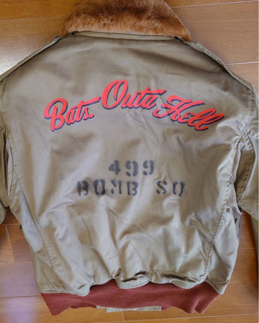 BUZZ RICSON'S B-10 flight jacket赤リブ極美品