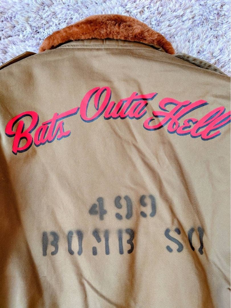 BUZZ RICSON'S B-10 flight jacket赤リブ極美品