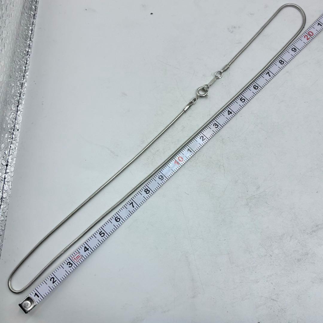 【再販です】ティファニー　スネークチェーンのみ　ネックレス　44cm　シルバー