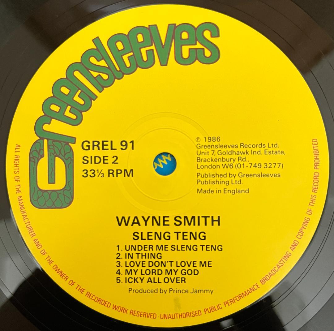 LP WAYNE SMITH SLENG TENG 1986年リリース