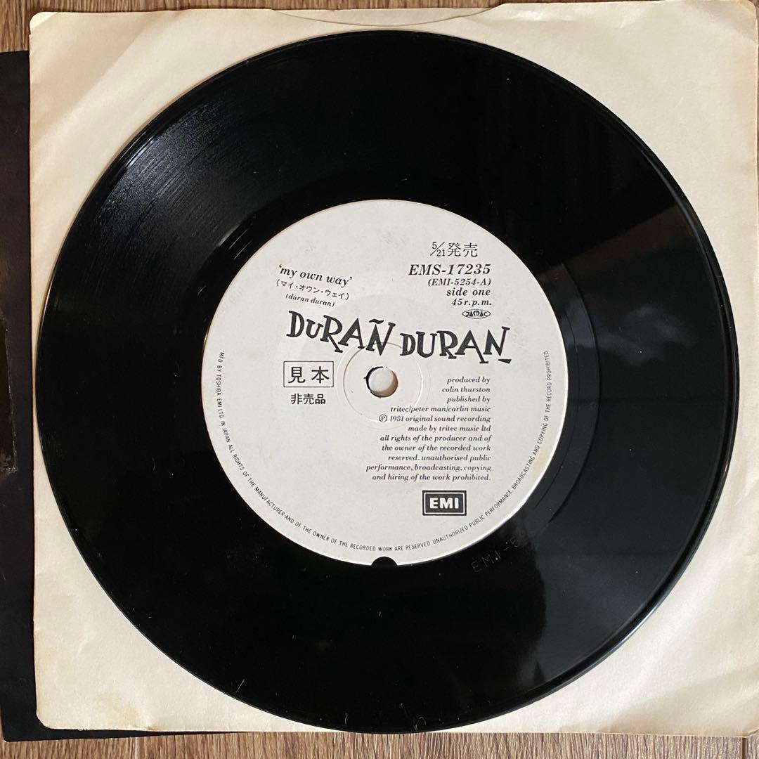 DURAN DURAN MY OWN WAY EMS-17235 プロモ