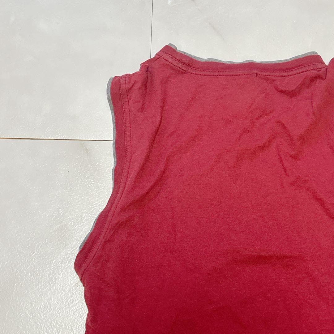 【希少❣️】D&G ダフィーダック ノースリーブ Y2K ストリート 赤 S