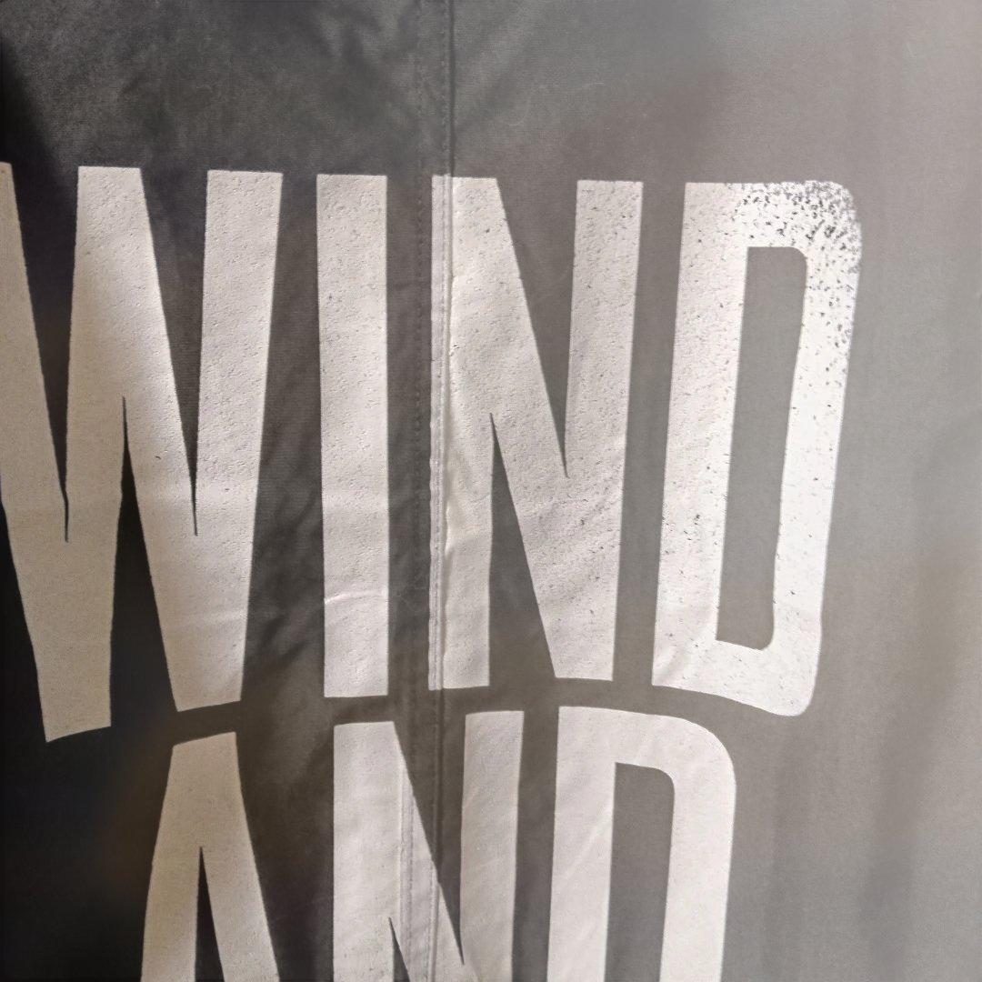 WINDANDSEA ブラック ミリタリー モッズコート S