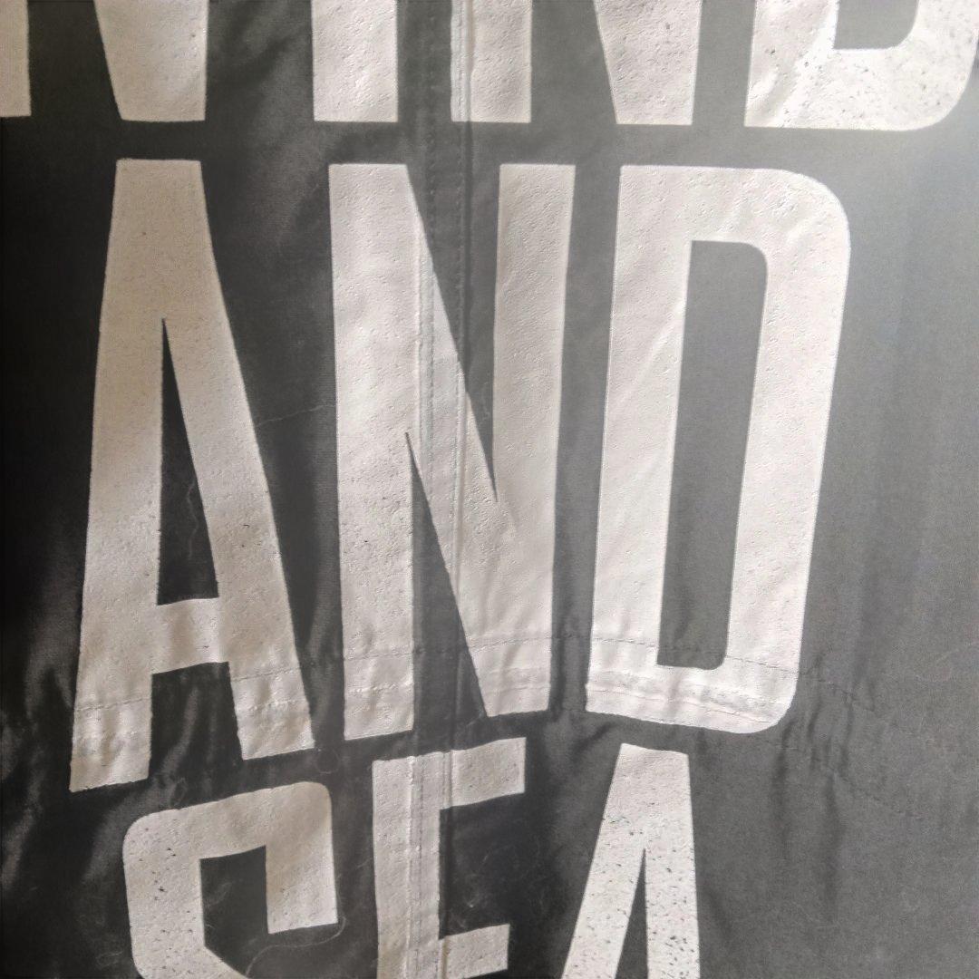 WINDANDSEA ブラック ミリタリー モッズコート S