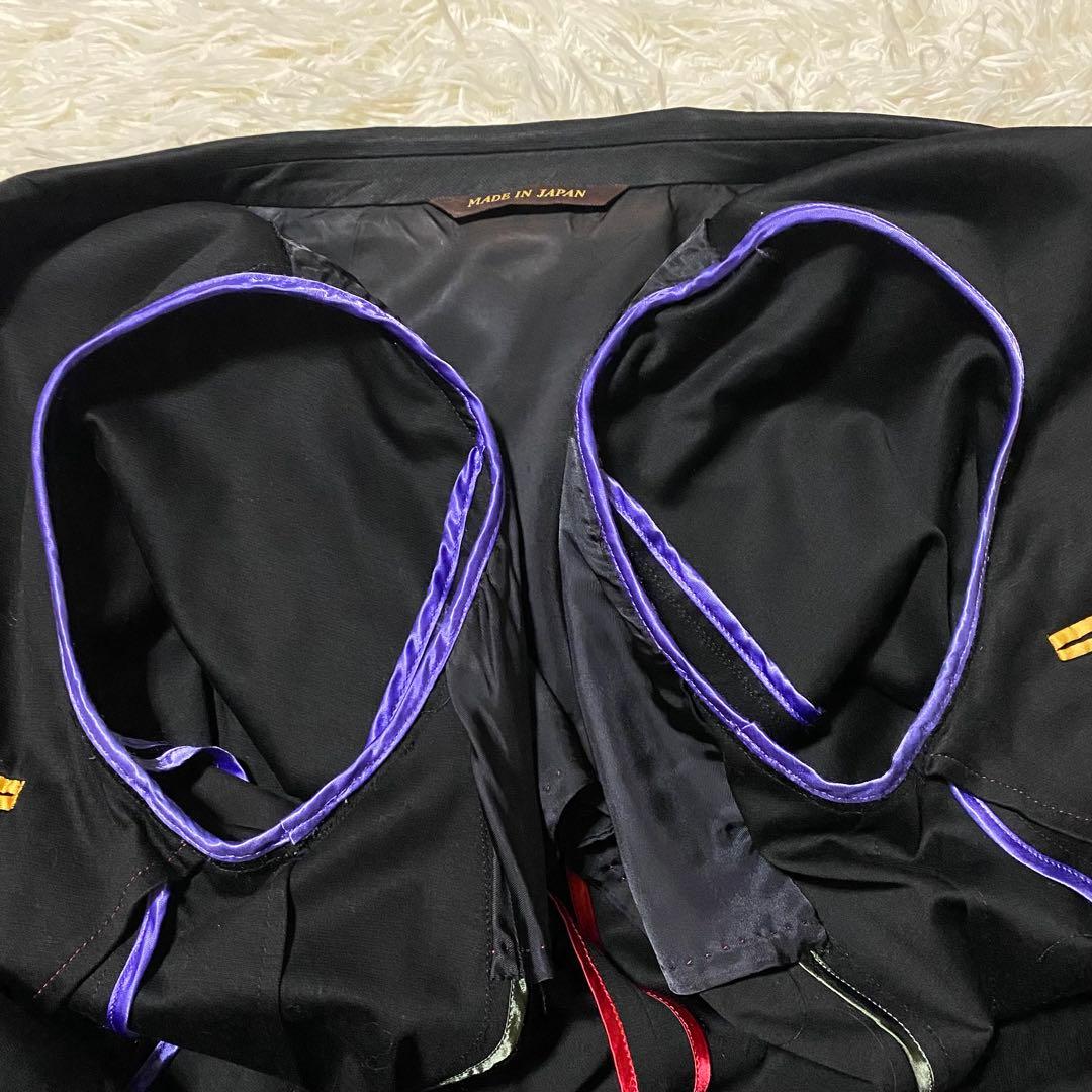 日本製 PaulSmith ポールスミス テーラードジャケット コットン M 黒