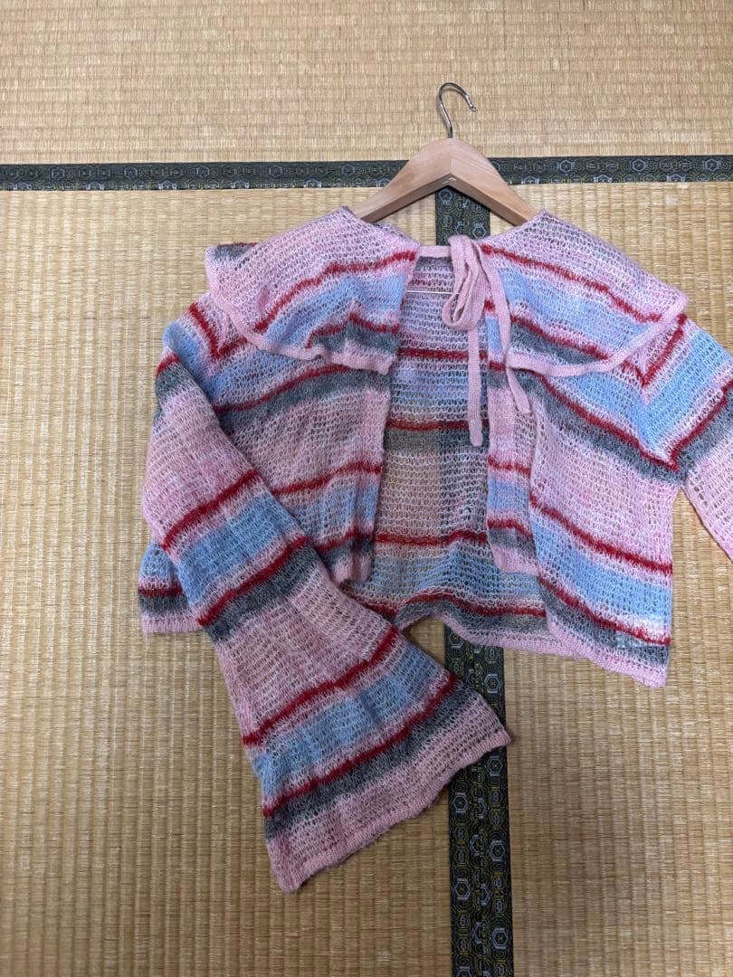 Poppy あさぎーにょ ニットカーディガン