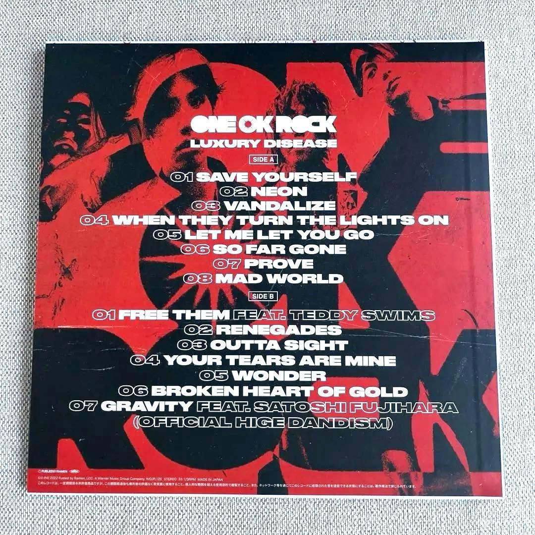 レコード ONE OK ROCK ワンオク LUXURY DISEASE