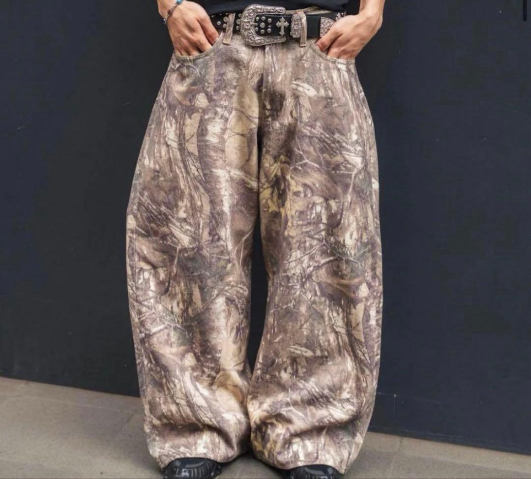 【完売品】that's lifeザッツライフ リジットバギーデニム リアルツリー