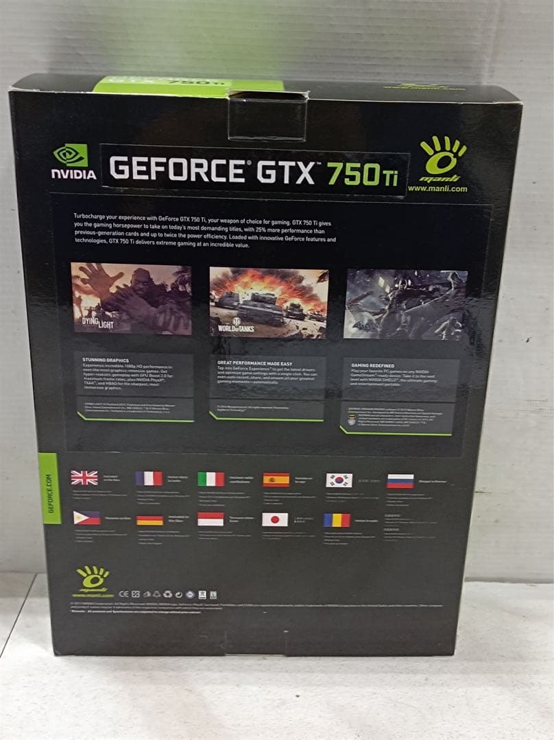 八6890【美品】GEFORCE GTX 750TI グラフィックボード
