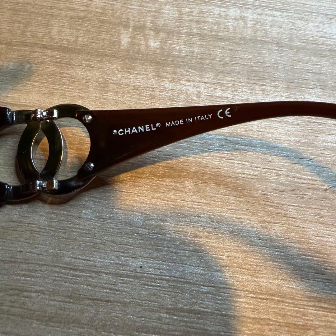 Chanel シャネル　ビックココマーク　サングラス　ブラック　シルバー