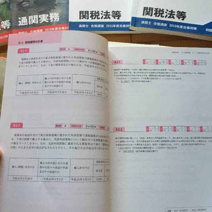 通関士テキスト&問題集セット