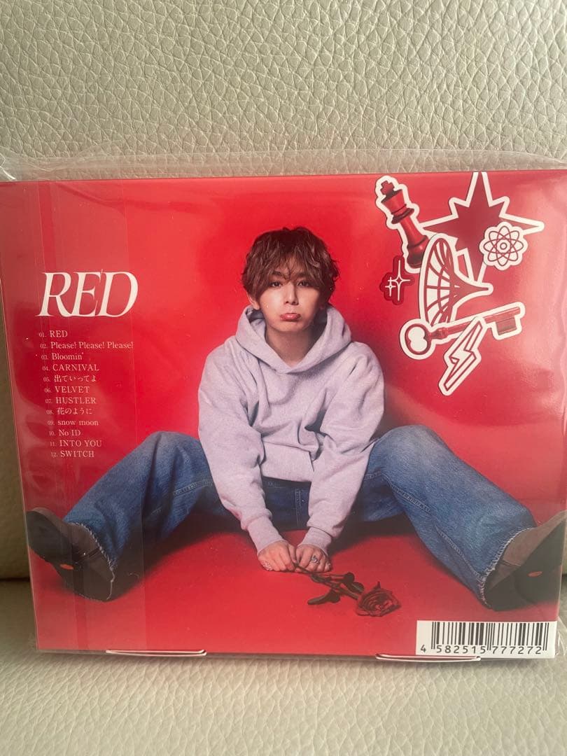 山田涼介 ソロアルバム RED ファミクラストア限定 Deep RED盤 未開封