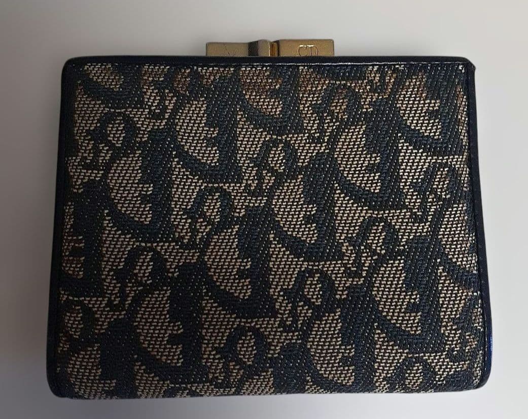 クリスチャンディオール 財布 トロッター コンパクト ウォレット 二つ折り