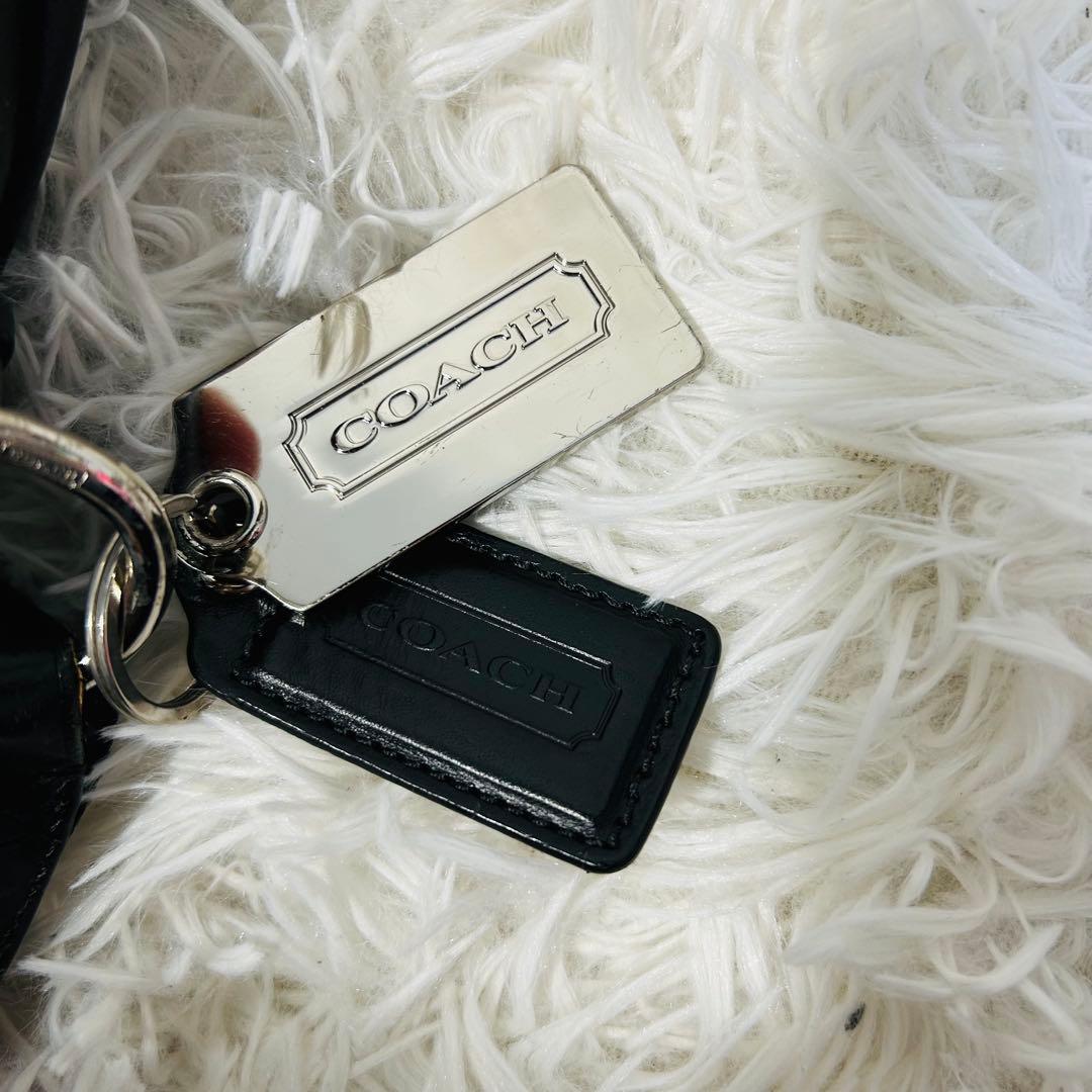 人気 COACH ボディバッグ クロスボディ レザーブラック コーチ 70617