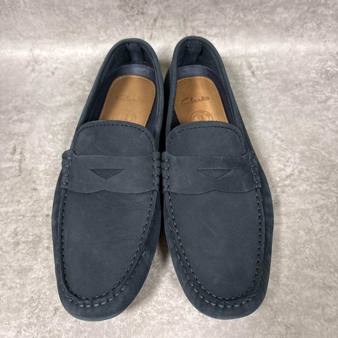 美品 Clarks クラークス リーザードライブ ドライビングシューズ 26cm