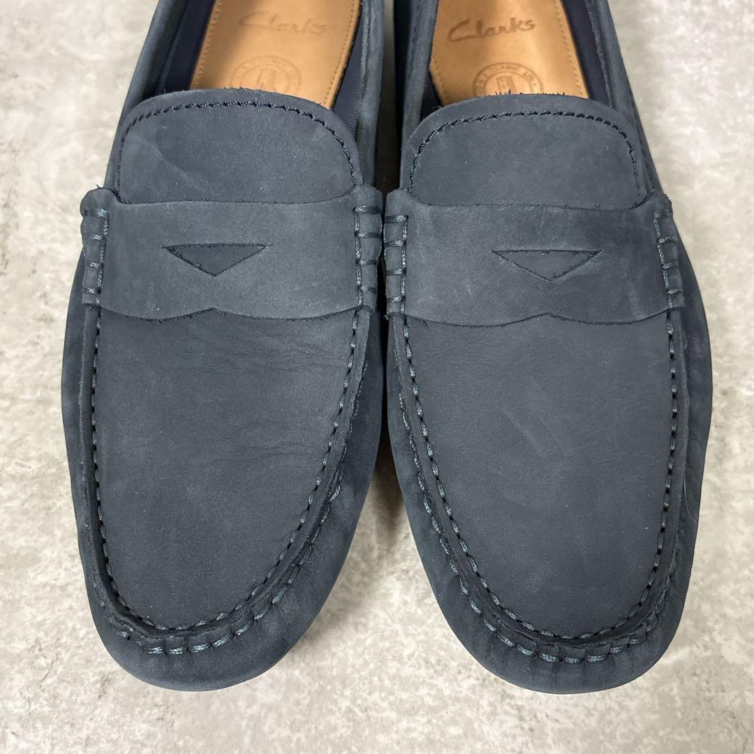 美品 Clarks クラークス リーザードライブ ドライビングシューズ 26cm