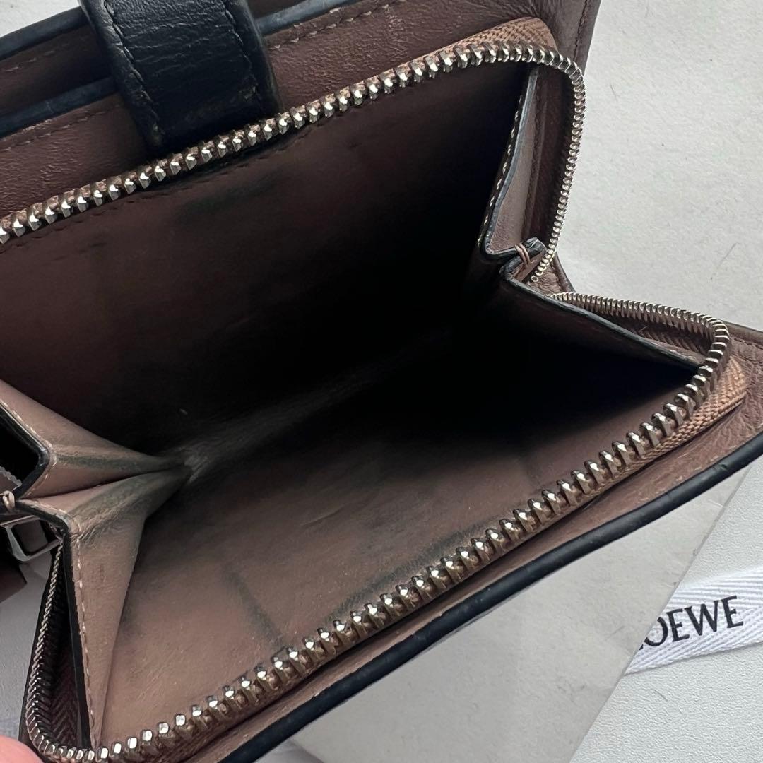 188 美品 LOEWE ロエベ 2つ折り財布