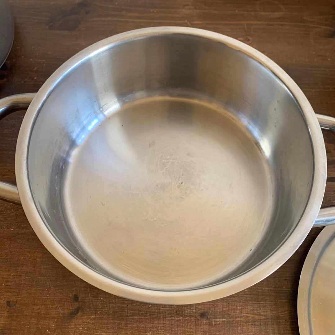 Fissler フィスラー 鍋5点セット 両手鍋 片手鍋 ステンレス IH対応