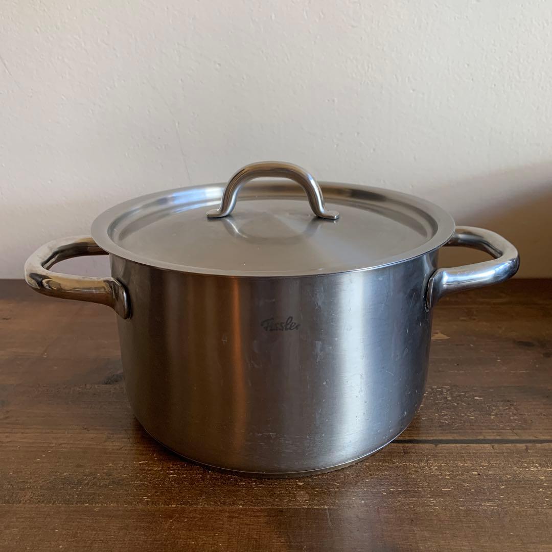Fissler フィスラー 鍋5点セット 両手鍋 片手鍋 ステンレス IH対応