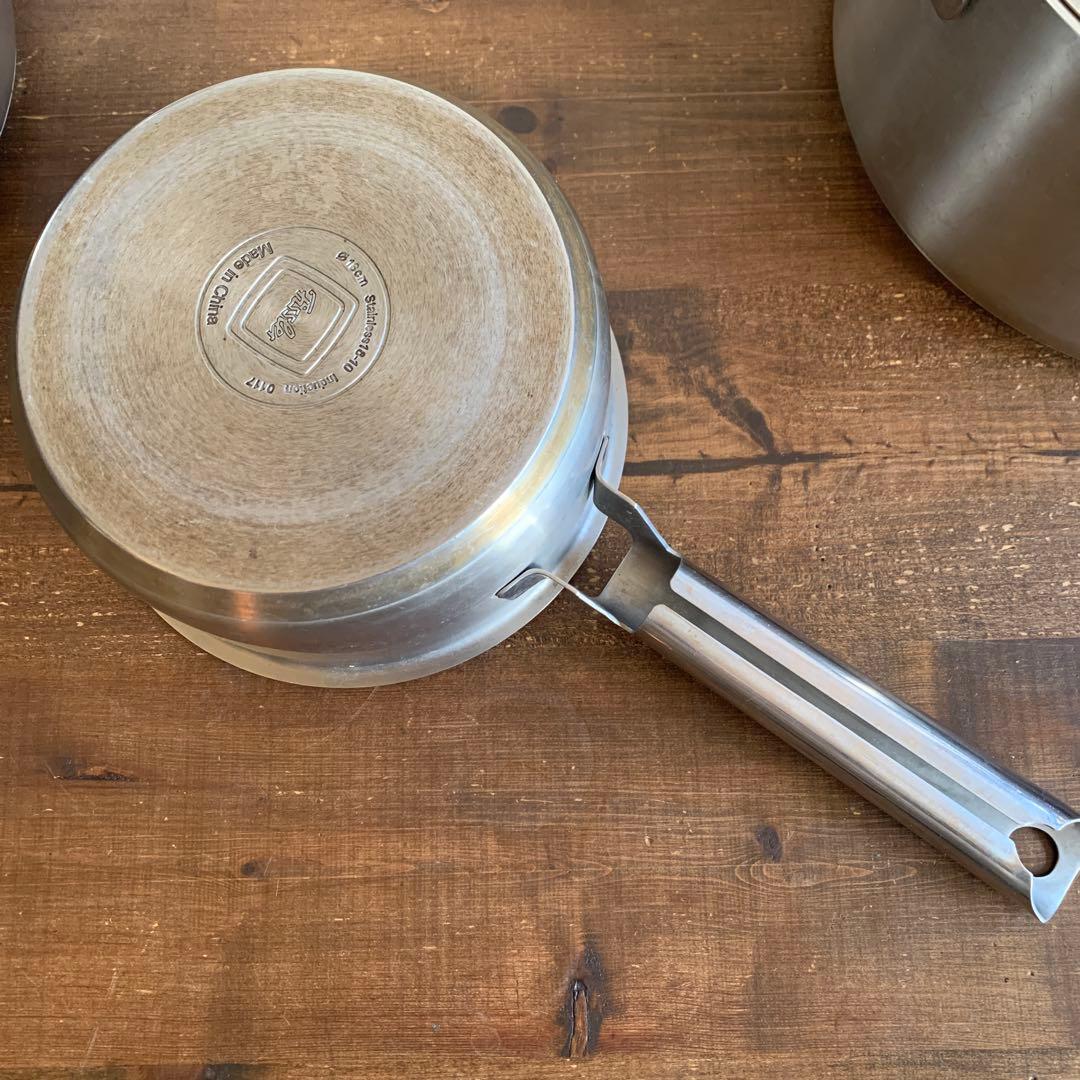 Fissler フィスラー 鍋5点セット 両手鍋 片手鍋 ステンレス IH対応