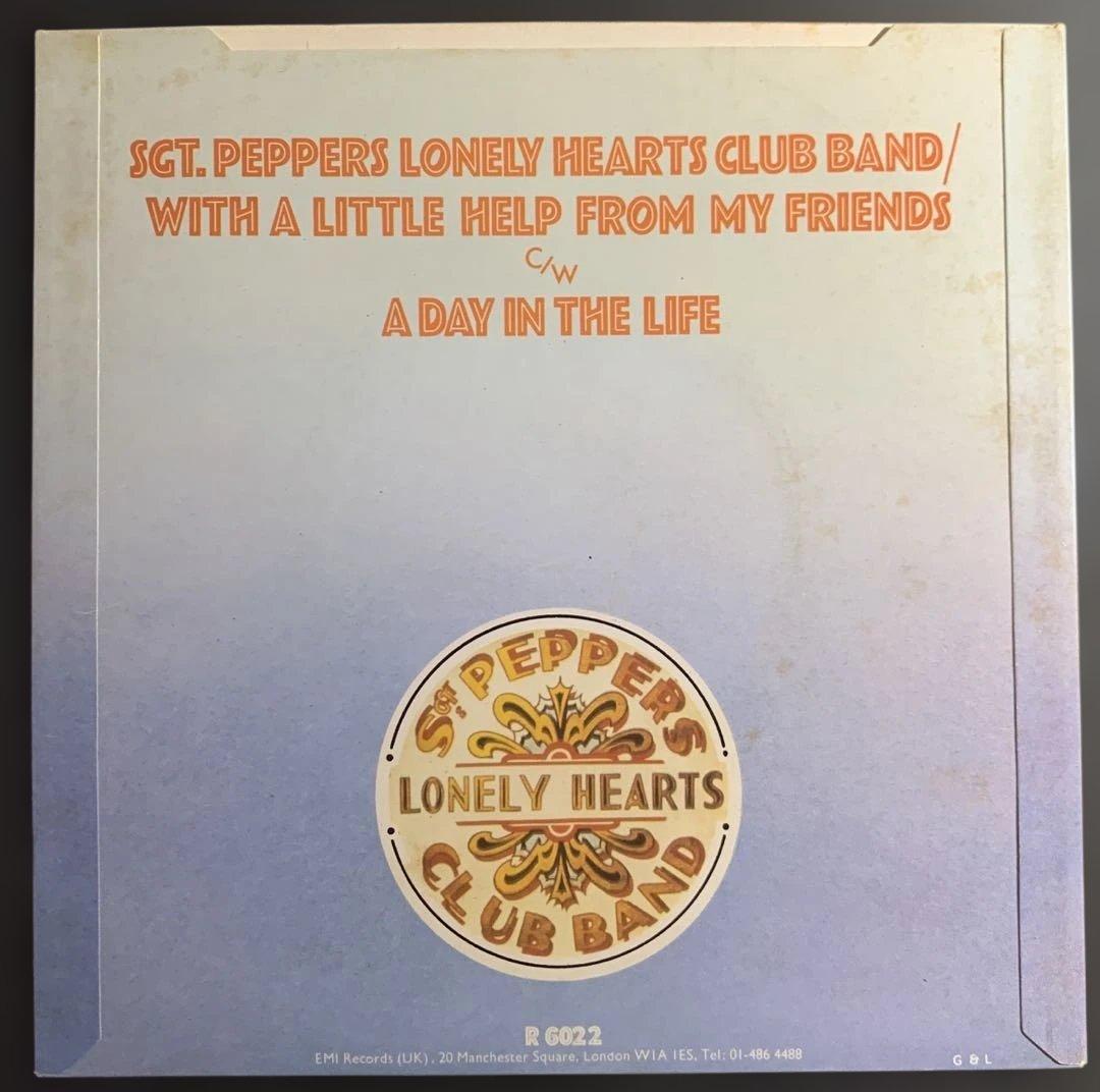 The Beatles / Sgt. Pepper's UK盤7\"シングル