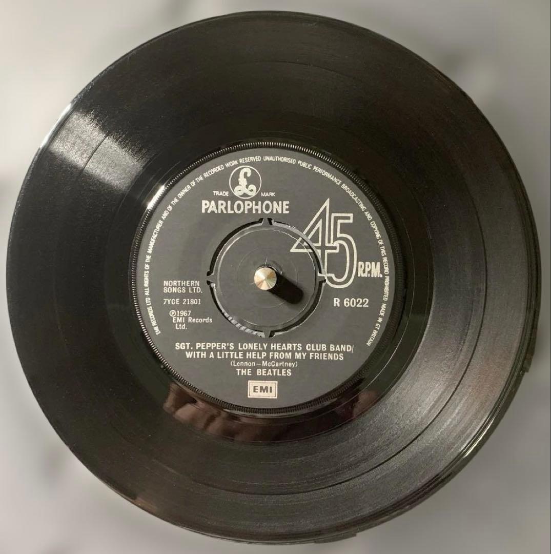 The Beatles / Sgt. Pepper's UK盤7\"シングル