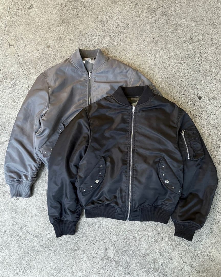 ジャケット・アウター BELVET camo reversible ma1 jacket M