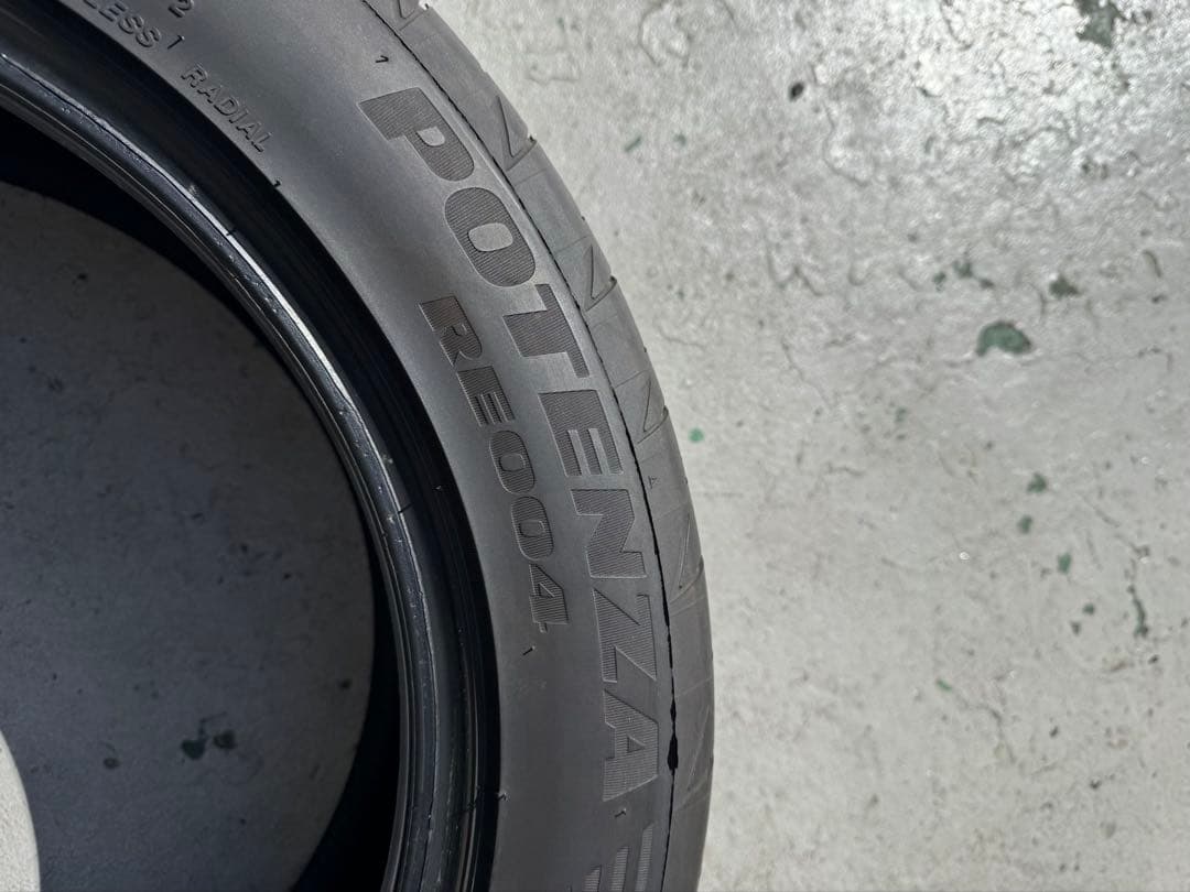 22年製　ブリヂストン ポテンザ RE-004 17インチ タイヤ4本セット