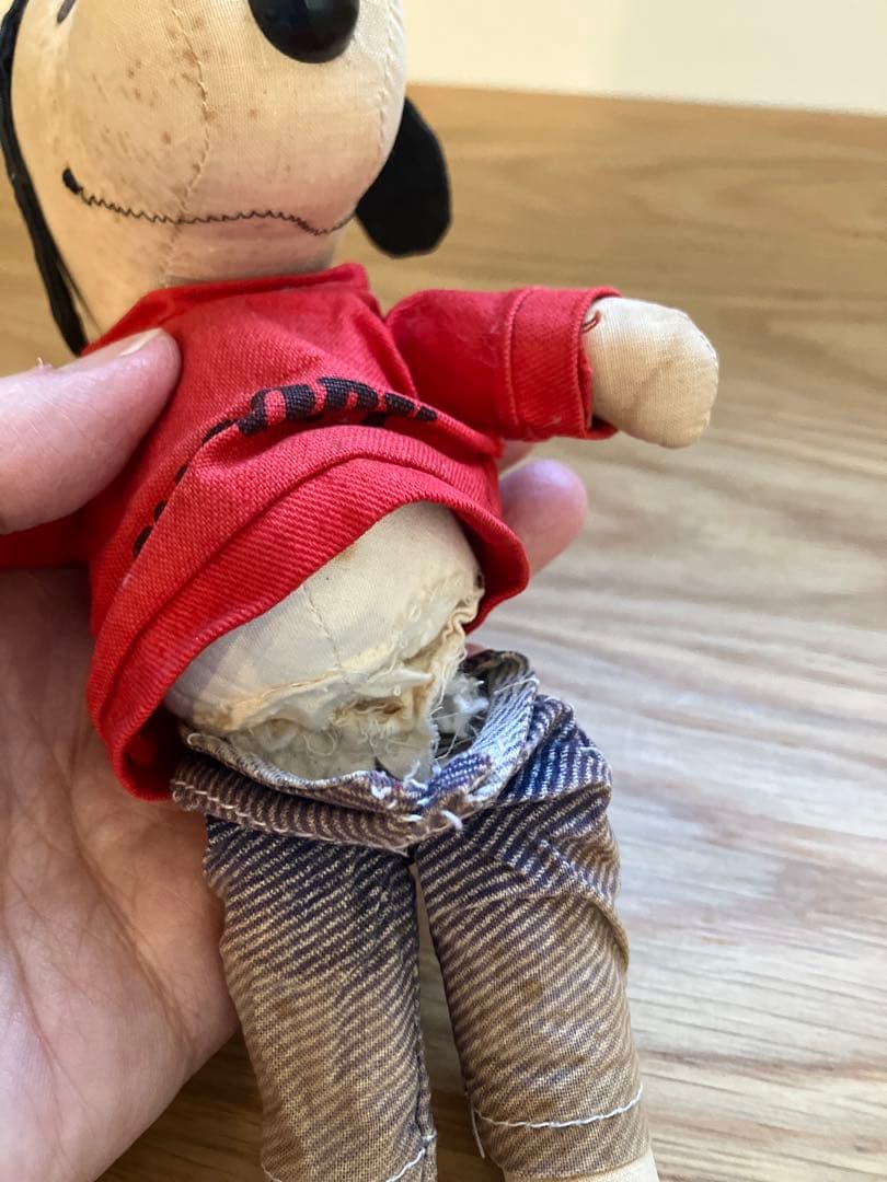 【ねお】ヴィンテージ スヌーピー 布製フィギュア、ぬいぐるみ