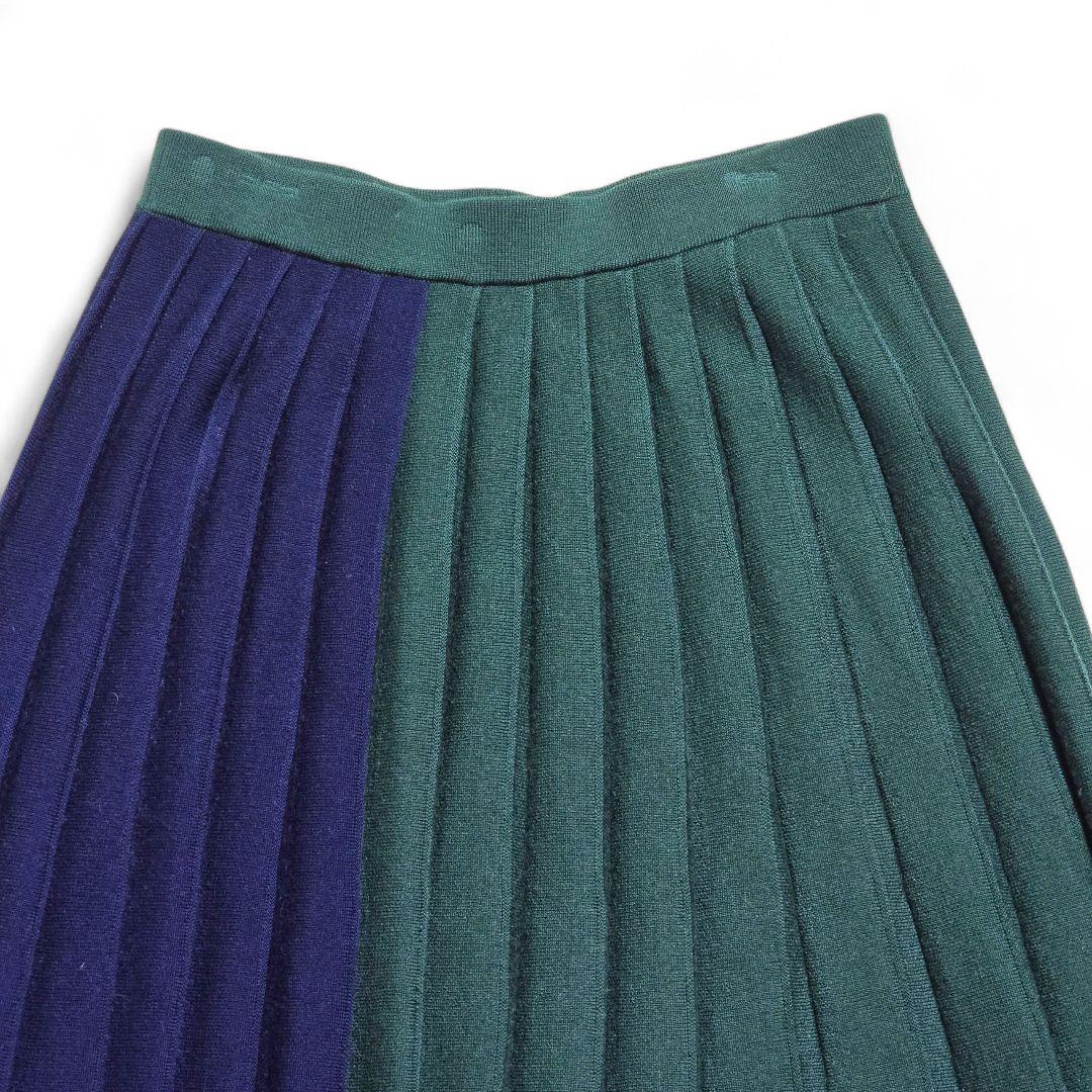 Paul Smith ポールスミス ニットプリーツロングスカート Mサイズ