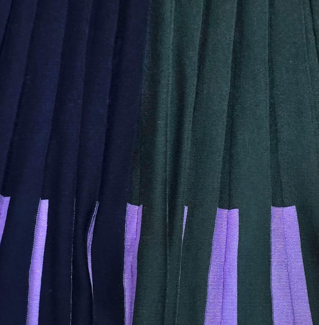 Paul Smith ポールスミス ニットプリーツロングスカート Mサイズ