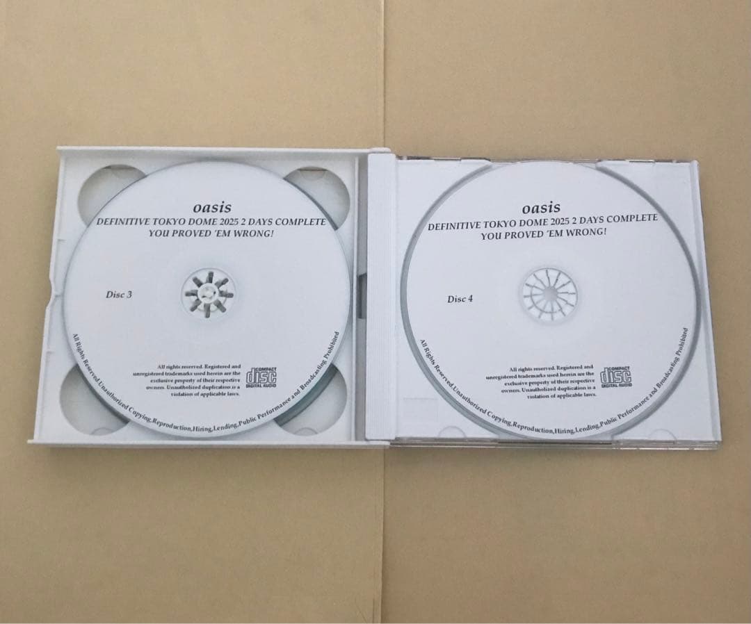 洋楽 oasis live DEFINITIVE TOKYO DOME 2025