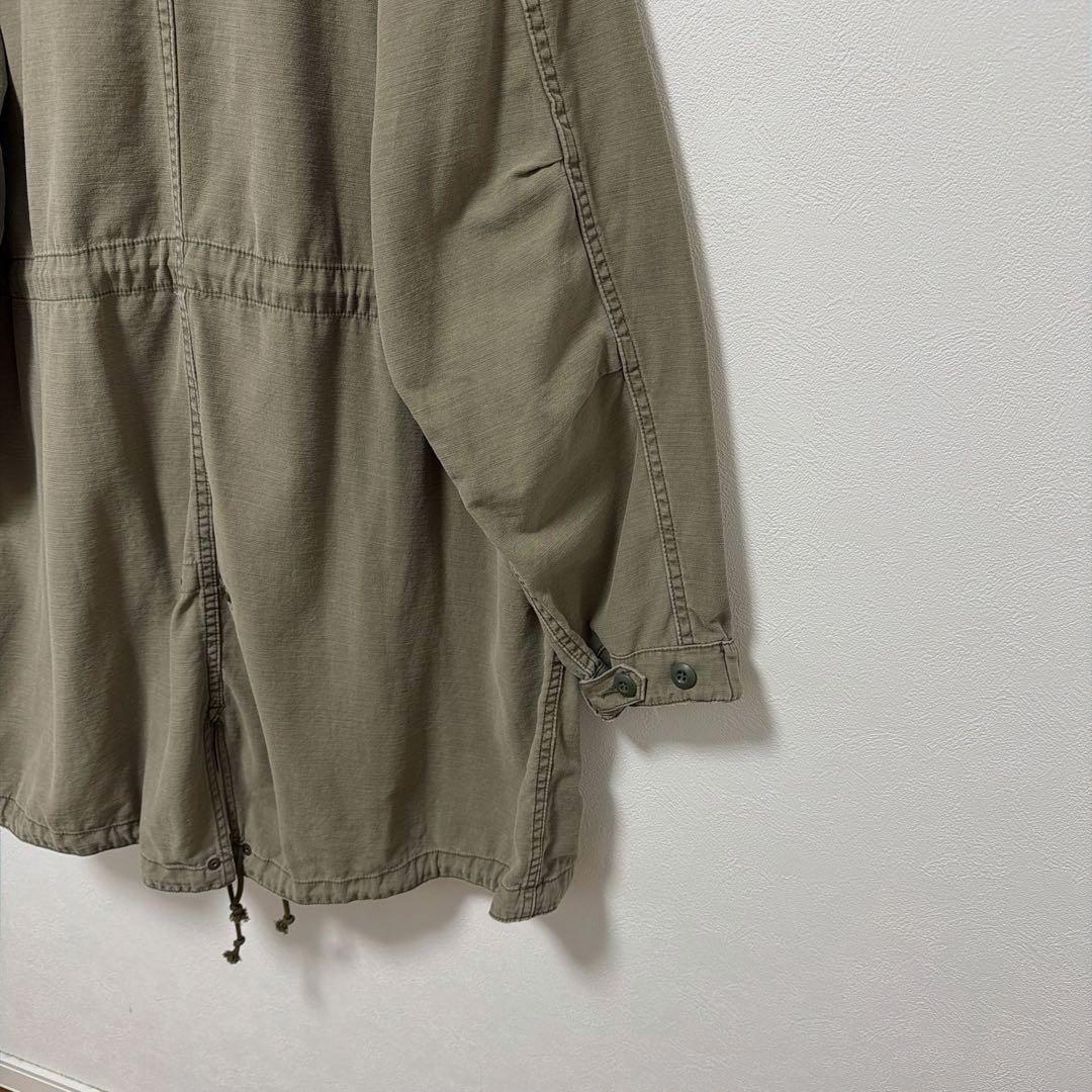 REMI RELIFF NAVY LABEL バックサテンモッズコート L