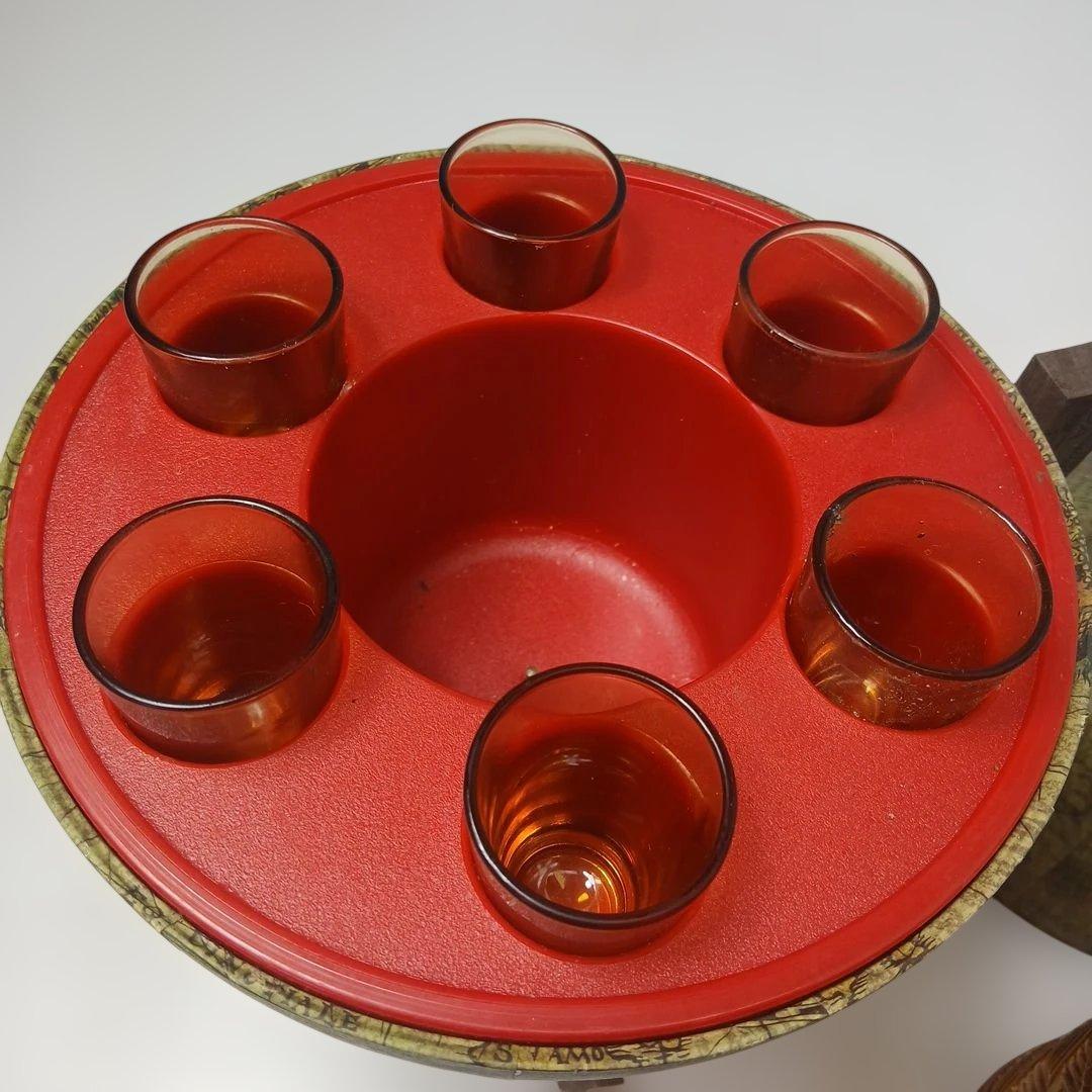 古*H様 希少レア骨董品 アンティーク地球儀型デキャンタセット 日本製