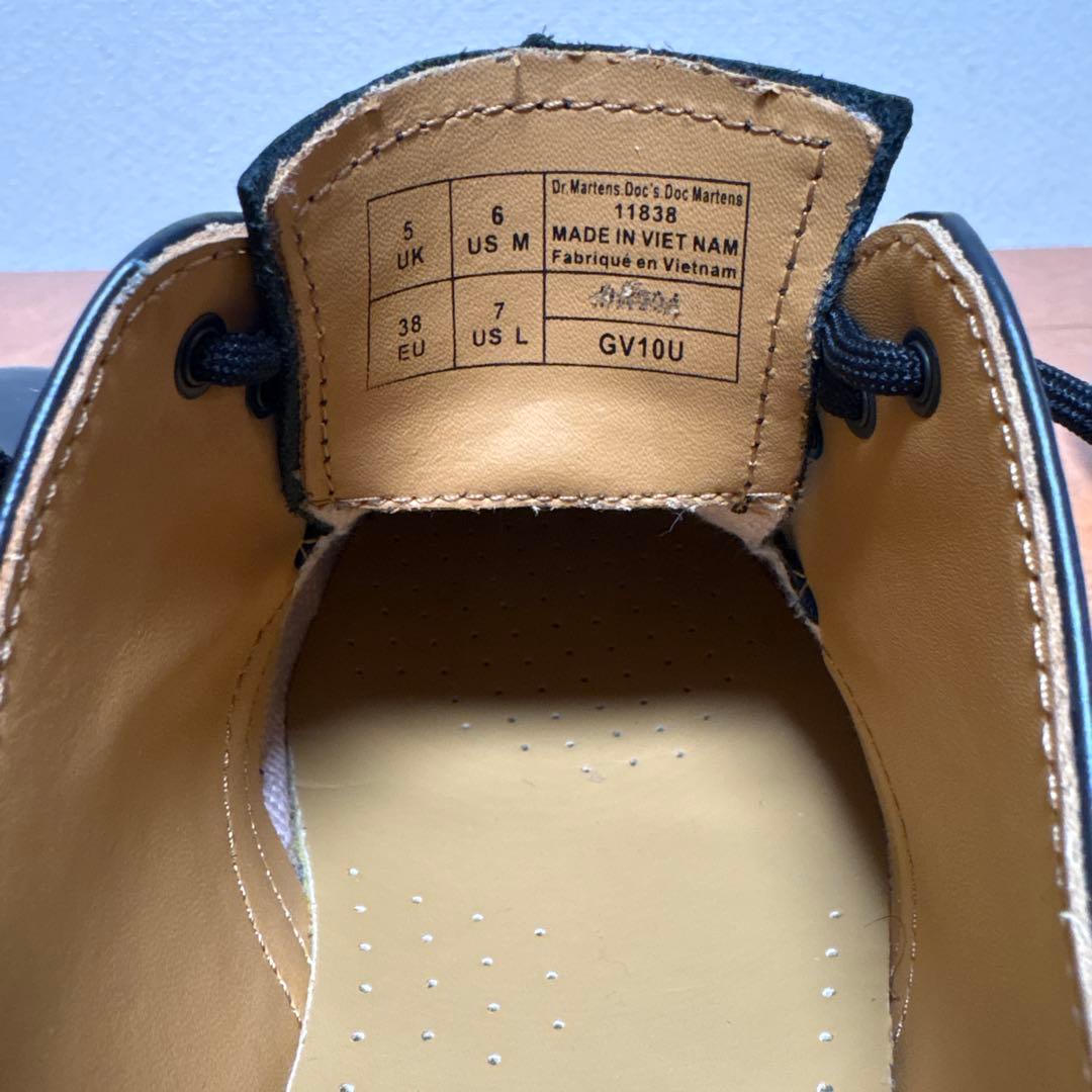 【美品】Dr.Martens 3ホール 1461 UK5 24㎝ブラック