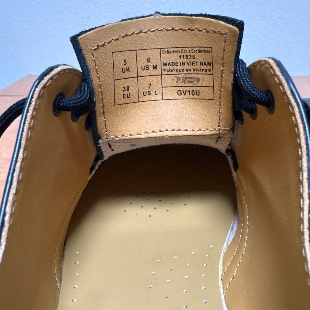 【美品】Dr.Martens 3ホール 1461 UK5 24㎝ブラック