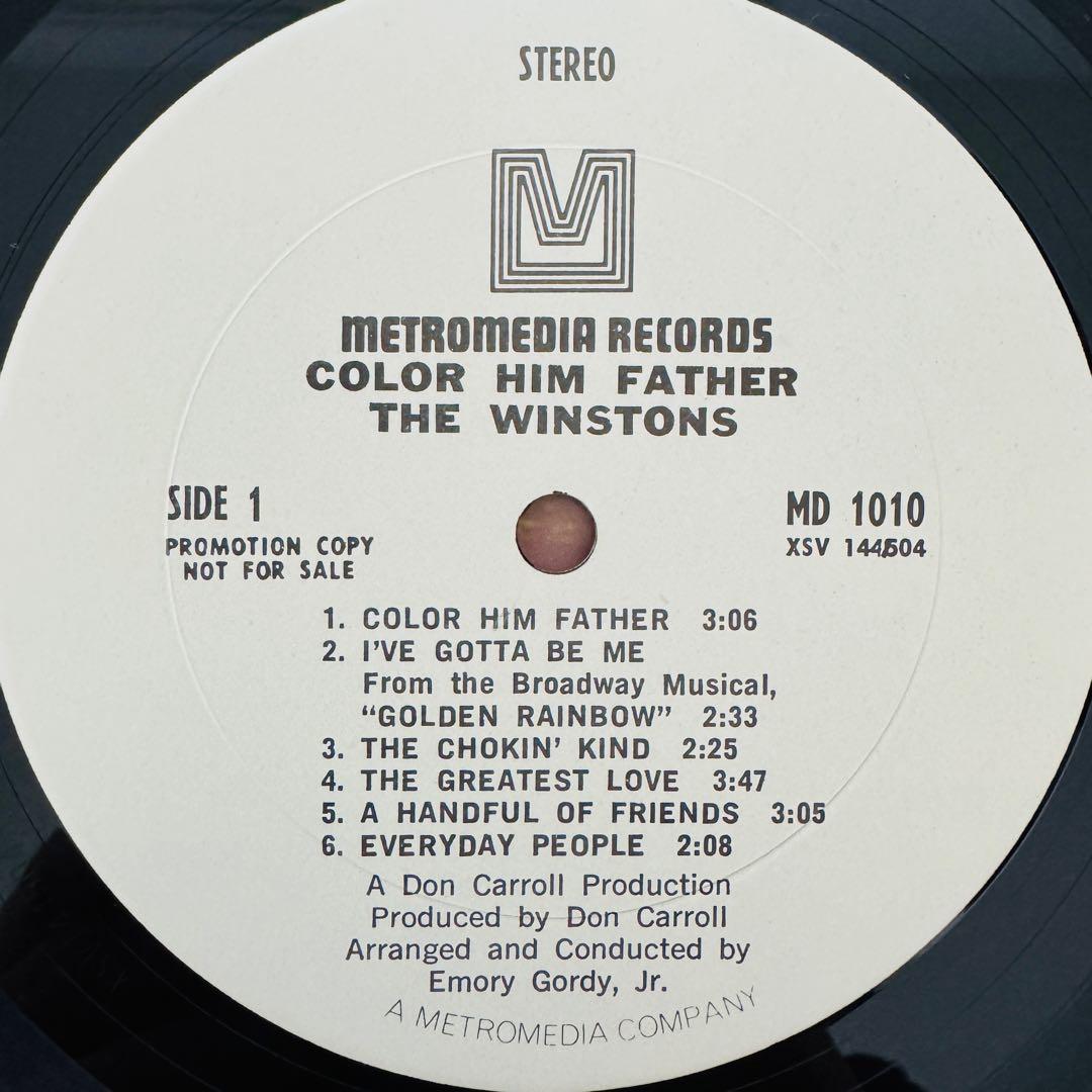 Winstons / Color Him Father　レコード