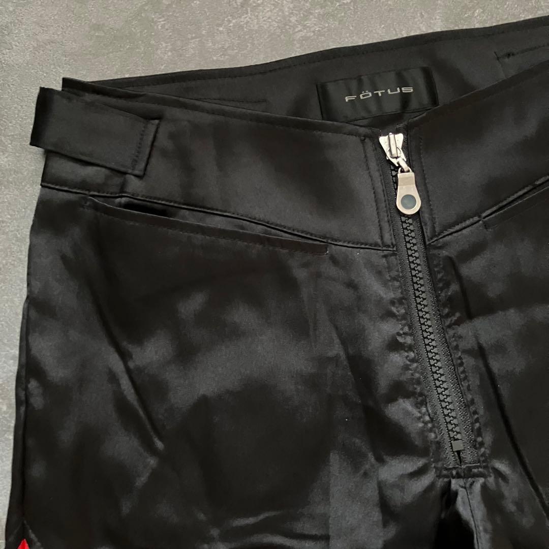 FOTUS cyber flared pants Y2K 90s 00s 光沢