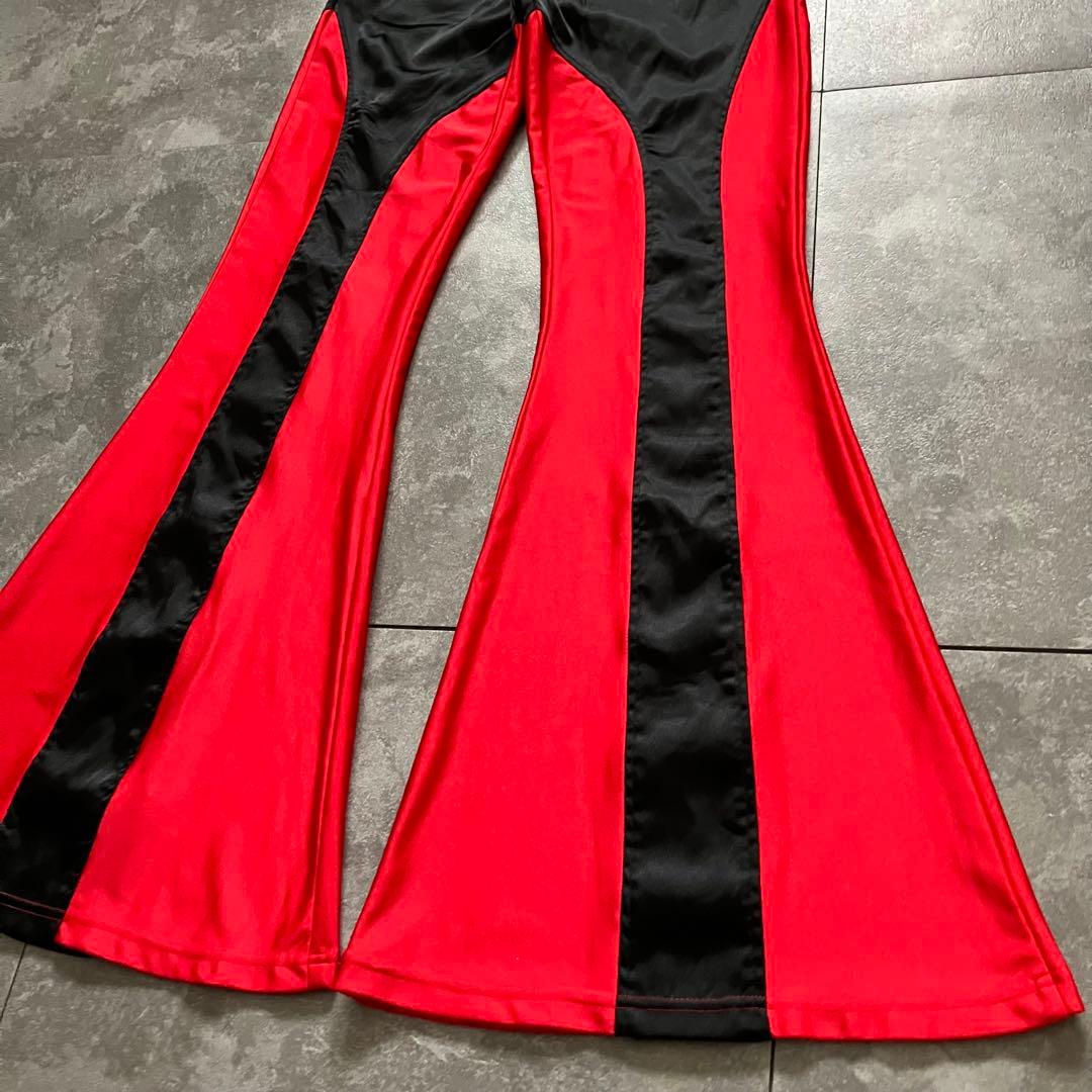 FOTUS cyber flared pants Y2K 90s 00s 光沢