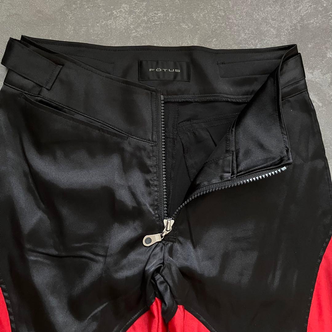 FOTUS cyber flared pants Y2K 90s 00s 光沢