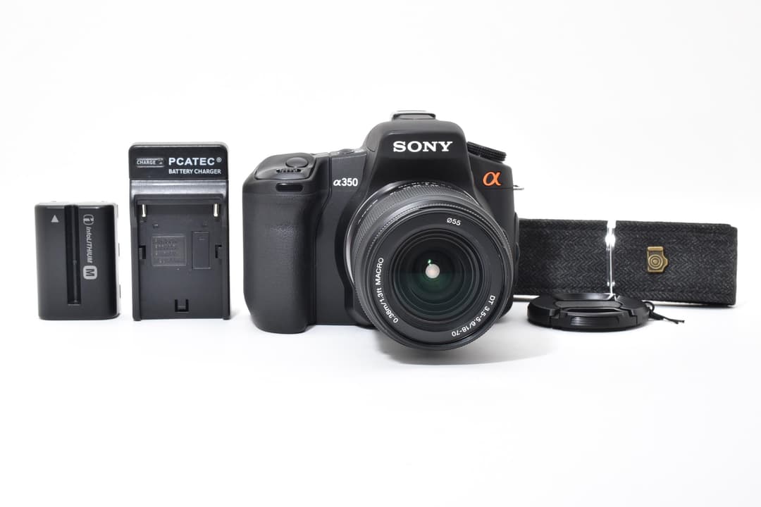 美品 Sony a350 スマホ転送OK レンズセット #9594