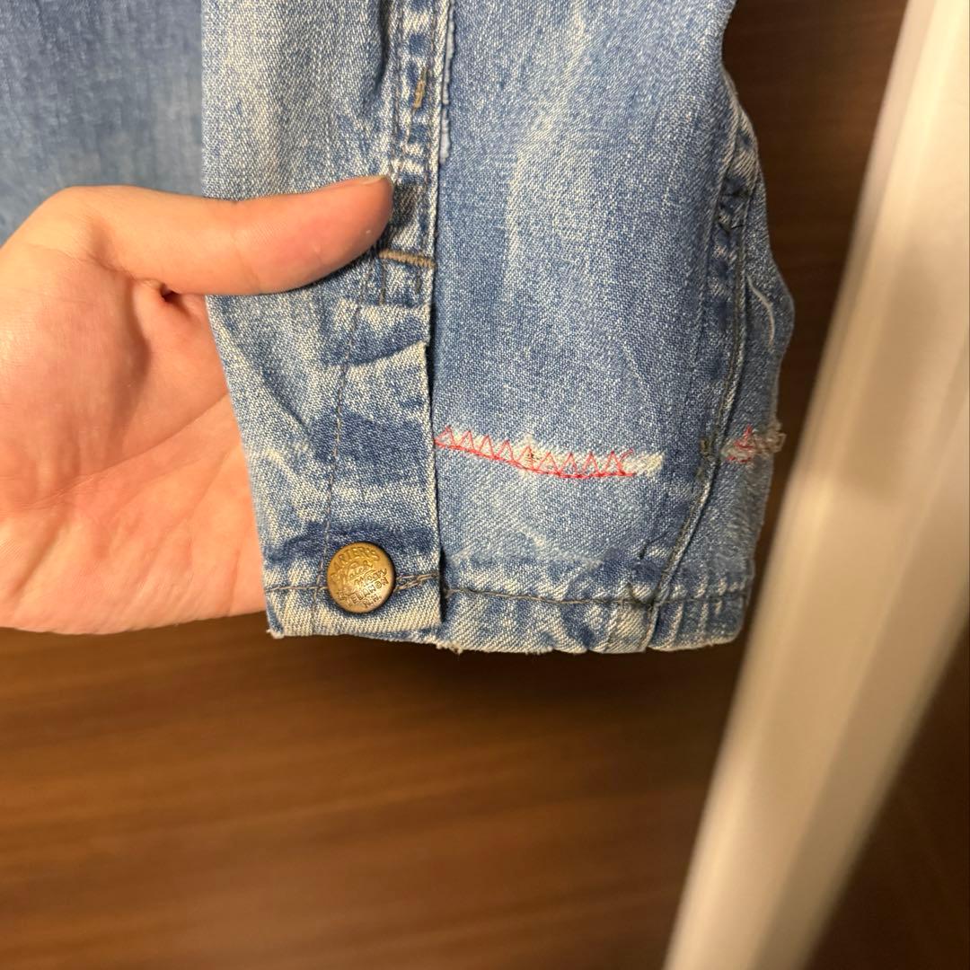 60s Carter's デニムカバーオール 実寸サイズ36 ヴィンテージ