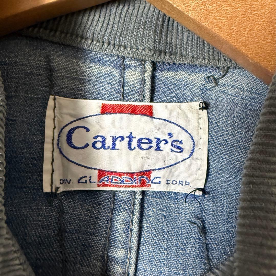 60s Carter's デニムカバーオール 実寸サイズ36 ヴィンテージ